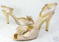89 ENZO ANGIOLINI AREO Gold Womens Shoes Sandal 6/ 5.5  