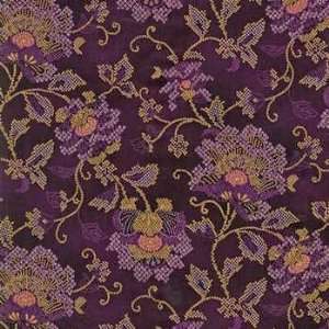   Purple and Metallic Gold on Purple by Robert Kaufman Fabrics Arts