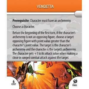  HeroClix Vendetta # F06 (Common)   Sinister Toys & Games