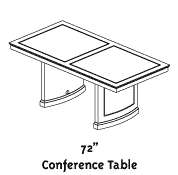 VQV Conference Tables Mayline Sorrento   Cherry  