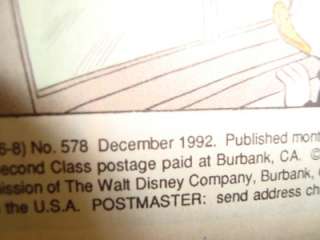 Walt Disneys Comics and Stories 2 Comic Books 1992 & 1993  