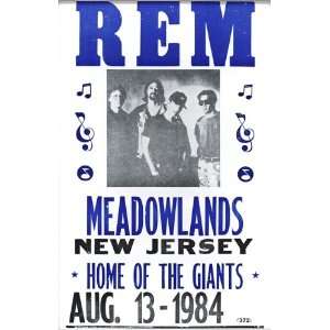   Meadowlands 14 X 22 Vintage Style Concert Poster 