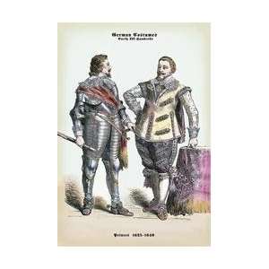  German Costumes German Prince 12x18 Giclee on canvas: Home 