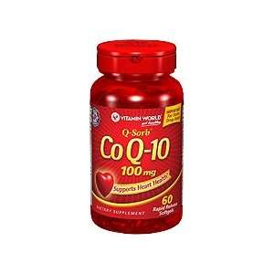  Vitamin World Q Sorb Co Q 10 100mg, 60 Softgels Health 