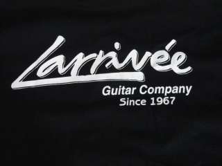 LARRIVEE LOGO T SHIRTS WEAR & PLAY QUALITY GUITARS SINCE 1967 