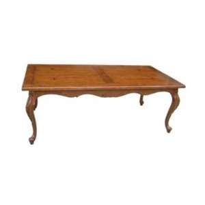  French Cab Leg Table with Star Insert: Home & Kitchen