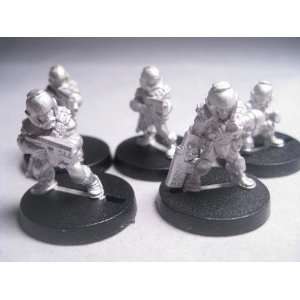     Grymn Light Infantry Squad pack # 2 (Helmeted) (5) Toys & Games