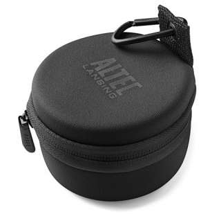built in retractable stand storage case with hook on carabiner