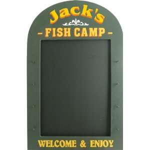    Personalized Wood Sign   FISH CAMP CHALKBOARD