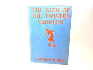 Vintage NANCY DREW Book Carolyn KeeneTwisted Candles    