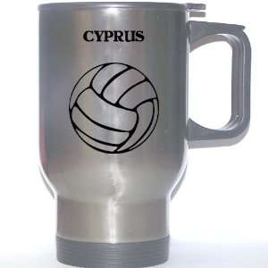  Cypriot Volleyball Stainless Steel Mug   Cyprus 