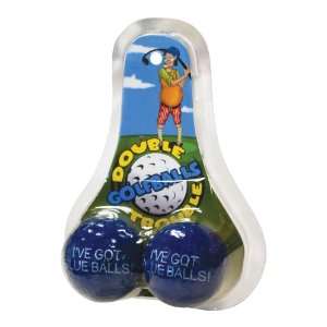  Big Mouth Toys Double Trouble Golf Balls Blue Balls Toys & Games