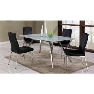  Jade 5 Piece Dining Set with Jamila Chairs: Home & Kitchen