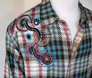 ROBERT GRAHAM Charlatan (Sz 3XL) SILK Embroidered Shirt NWT $298 