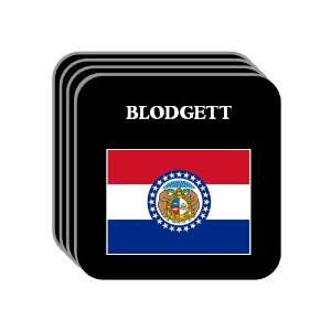  US State Flag   BLODGETT, Missouri (MO) Set of 4 Mini 