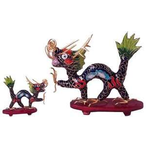  Chinese Black Cloisonne Dragon Statue: Everything Else
