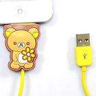 NEW Cute Bear USB Data Charger Line Charging Cable For iPhone 3 3GS 4 
