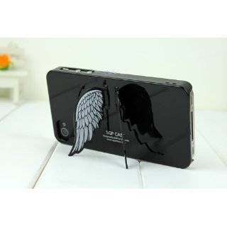 2in1 Angel Wing Holder Hard Case Cover For iPhone 4