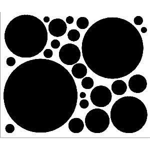   Peel and Stick Polka Dots Vinyl Wall Decor Removable Stickers: Baby