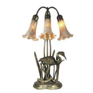 Dale Tiffany Columbus 3 Light Table Lamp TA70049: Home 