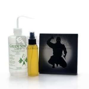 Concentrated Green Soap 4oz w/ 17oz Nalgene Bottle & 25 Bottle Covers 