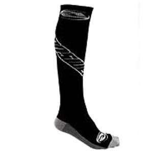  Answer Racing Thin Moto Socks   9 13/Black/Grey 