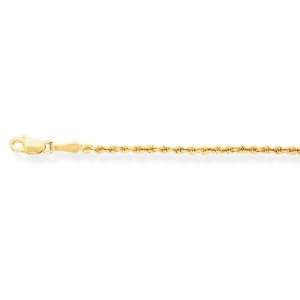  1.5mm 14k Solid Rope Necklace 16 inch Jewelry