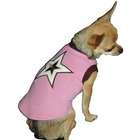 Hip Doggie Star Dog Sweater Vest in Pink   Size: Small
