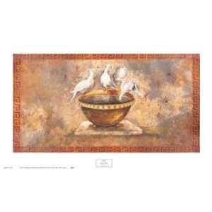   Fresco Doves   Poster by Larry Poncho Brown (32.5x20)
