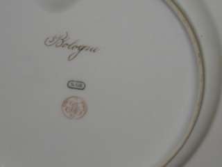   Porcelain Hand Painted Plates Traditional Marks on the Back  