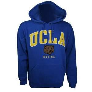  UCLA Bruins Suede Mascot Icon Hooded Sweatshirt Sports 