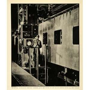  1938 Print Pullman Welding Machine Car Train 