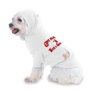  Give Blood Tease a Goose Hooded (Hoody) T Shirt with 