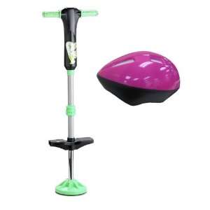    Price Grow to Pro Pogo with Child Size Pink Helmet Toys & Games