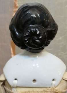   Antique 18 1860 Jenny Lind Portrait China Doll with Bun HairstyleWOW
