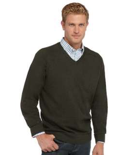 Cotton/Cashmere Sweater, V Neck V Necks   at L.L.Bean
