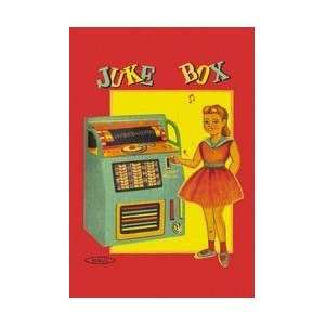  Juke Box 12x18 Giclee on canvas