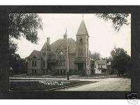 Hampton Iowa Congregational Church 1912 Real Photo IA  