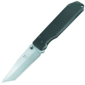 Buck Knives Strider Tactical Folder, Tanto, Plain  Sports 