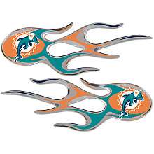   ProMark Miami Dolphins MicroFlame Graphics   Set of 2   