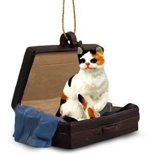    Calico Shorthaired Traveling Companion Ornament