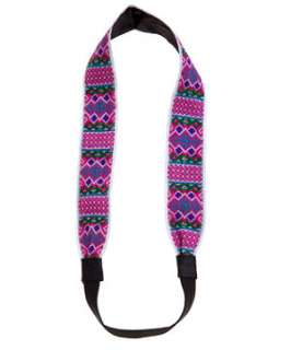 Fuscia (Pink) Purple Aztec Headband  250529277  New Look