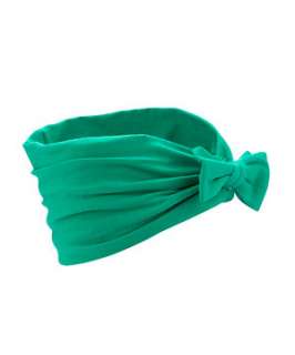 Green (Green) Green Turban Bow Headband  241387430  New Look