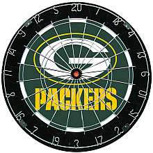 Imperial Green Bay Packers Bristle Dart Board with Darts   