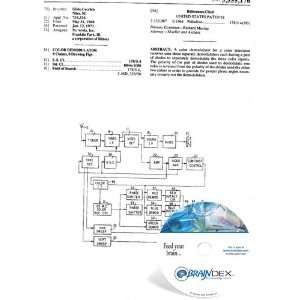  NEW Patent CD for COLOR DEMODULATOR 