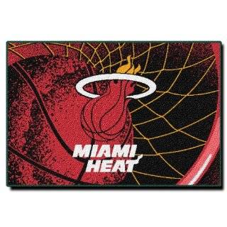 Miami Heat Basketball Court Runner Area Rug/Carpet  Sports 