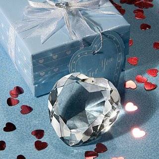 Rosenthal Lead Crystal Heart Shaped Paperweight   Valentine Gift 