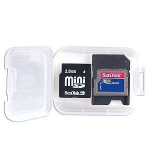   2GB Mini Secure Digital (SDHC) Flash Card with Adapter Electronics
