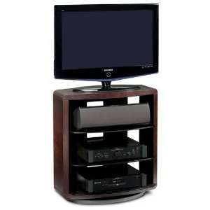    Single Wide Tall 4 Shelf Swiveling TV Stand: Home & Kitchen