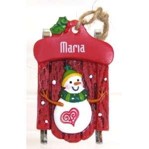  Ganz Personalized Maria Christmas Ornament